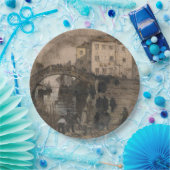 Venetië, Italië ( Venetiaans landschap) Papieren Bordje (Feest)