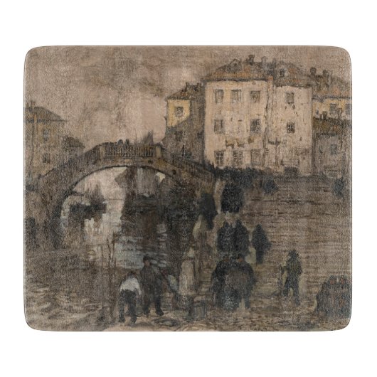 Venetië, Italië ( Venetiaans landschap) Snijplank (Voorkant)