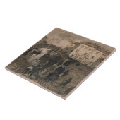 Venetië, Italië ( Venetiaans landschap) Tegeltje (Zijkant)