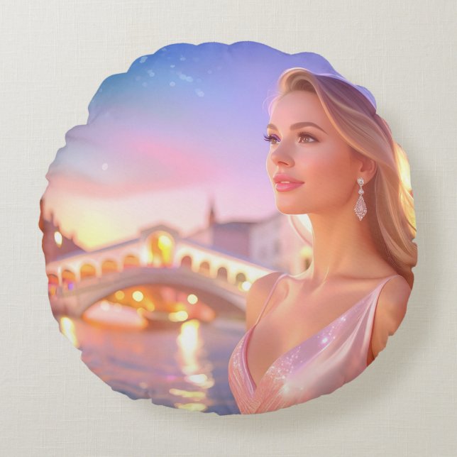 VENETIE - ITALIË - VENEZIA ROND KUSSEN (Voorkant)