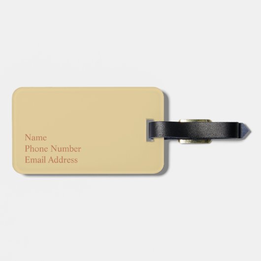 Venetië, Italië Vintage Bagagelabel (Achterkant horizontaal)