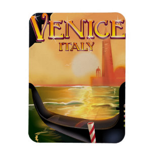 Venetië, Italië vintage reisposter Magneet