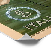 Venetië Italië Vintage Reisposter Print (Hoek)