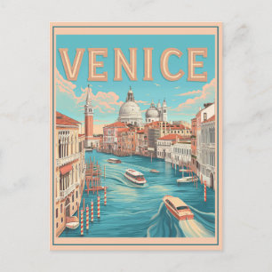 Venetië, Italië Vintage reizen Briefkaart