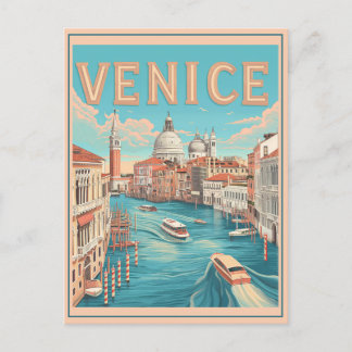 Venetië, Italië Vintage reizen Briefkaart