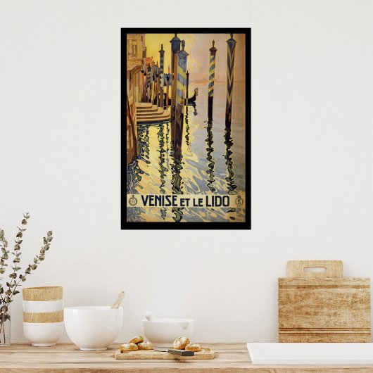 Venetië, Italië Vintage Travel Poster (Keuken)