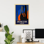 Venetië, Italië Vintage Travel Poster (Thuiskantoor)