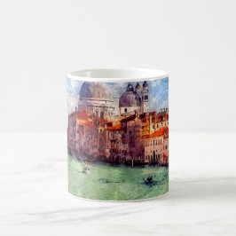 Venetië Italië Waterverf Reizen Kunst Stijl Koffiemok