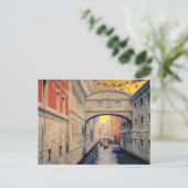 Venetië Italië Waterway Gondola Building #12 Briefkaart (Staand voorkant)