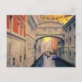 Venetië Italië Waterway Gondola Building #12 Briefkaart (Voorkant)