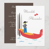 Venetië Italië Weddenschappen Kaart (Voorkant / Achterkant)