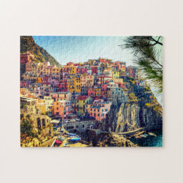 Venetië Italië Zee Huiswoningen gekleurde huizen Legpuzzel