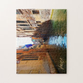 Venetië - kanaal Living  Little Bridge Legpuzzel (Verticaal)
