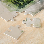 Venetië-kanaal met huizen en gondel. Italië. Legpuzzel (Zijkant)