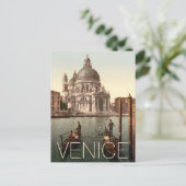 Venetië - Kerk van Salute Gondolas Briefkaart (Staand voorkant)