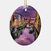 Venetië, kleurrijke schilderachtig foto, keramisch ornament (Rechts)