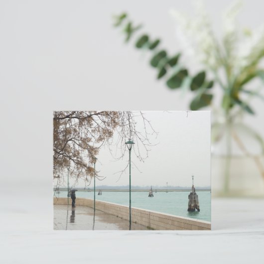 Venetië laguna briefkaart (Staand voorkant)