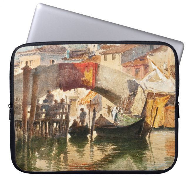 Venetië-laptophoes van Roussoff Laptop Sleeve (Voorkant)
