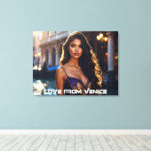 VENETIE - LIEFDE UIT VENETIE CANVAS AFDRUK (Insitu (Houten vloer))