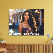 VENETIE - LIEFDE UIT VENETIE CANVAS AFDRUK (Insitu (Woonkamer))