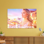 VENETIE - LIEFDE UIT VENETIE - CANVAS AFDRUK (Insitu (Woonkamer))
