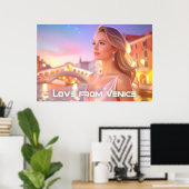 VENETIE - LIEFDE UIT VENETIE - POSTER (Thuiskantoor)