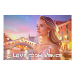 VENETIE - LIEFDE VAN VENETIE - PERFECT POSTER