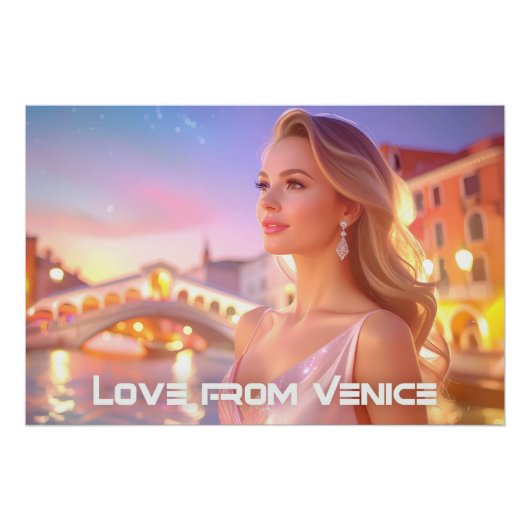 VENETIE - LIEFDE VAN VENETIE - PERFECT POSTER (Voorkant)