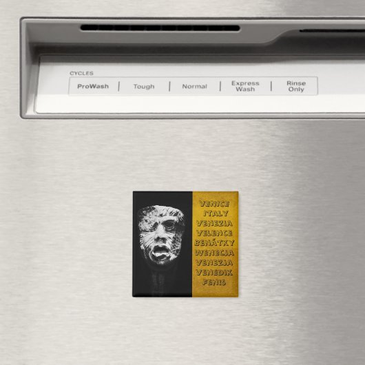 Venetië, maskers van Italië (Fridge Magnet) Magneet (Insitu (Vaatwasser))