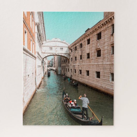 Venetië met gondel legpuzzel (Verticaal)