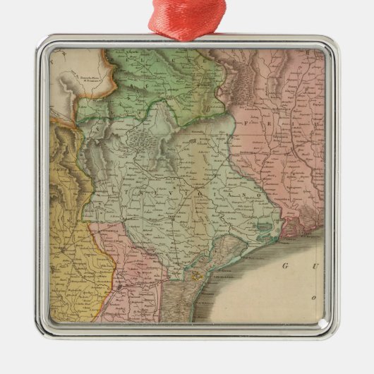Venetië Metalen Ornament (Voorkant)