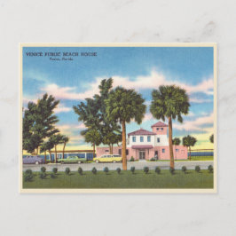 Venetië, openbaar strand in Florida Briefkaart