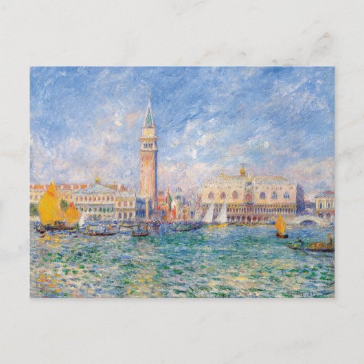Venetië (Paleis van de Doge) Pierre-Auguste Renoir Briefkaart (Voorkant)