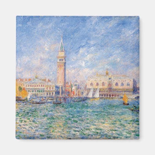 Venetië (Paleis van de Doge) Pierre-Auguste Renoir Magneet (Voorkant)