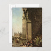 Venetië: Piazza di San Marco en de Colonnade Briefkaart (Voorkant / Achterkant)