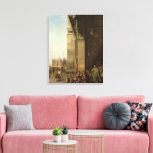 Venetië: Piazza di San Marco en de Colonnade Canvas Afdruk (Insitu (Woonkamer))