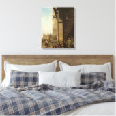Venetië: Piazza di San Marco en de Colonnade Canvas Afdruk (Insitu (Slaapkamer))