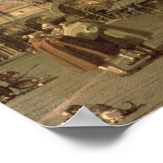 Venetië: Piazza di San Marco en de Colonnade Poster (Hoek)