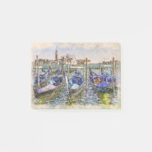 Venetië Port Blue Boats Post-it® Notes (Voorkant)