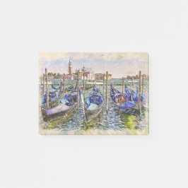 Venetië Port Blue Boats Post-it® Notes