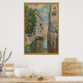  Venetië Poster Canal Gondola (Keuken)