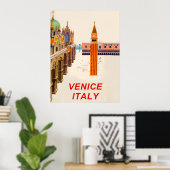 Venetië, poster Italië (Thuiskantoor)