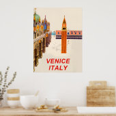 Venetië, poster Italië (Keuken)