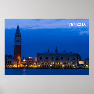 Venetië-Poster met San Marco Square Poster