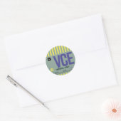 Venetië - Reis Tag Ronde Sticker (Envelop)