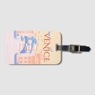 Venetië Reiskunst, Italië, Reiskunst, Retro Bagagelabel