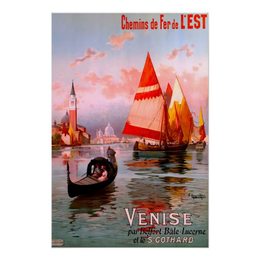  Venetië Reisposter Perfect Poster (Voorkant)