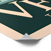  Venetië Reizen - Gondelbaan op het Canal Grande Poster (Hoek)