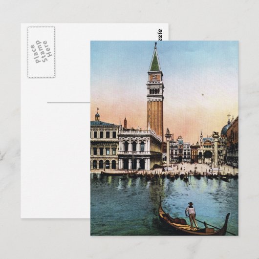 Venetië, Replica  Briefkaart 1910 (Voorkant / Achterkant)