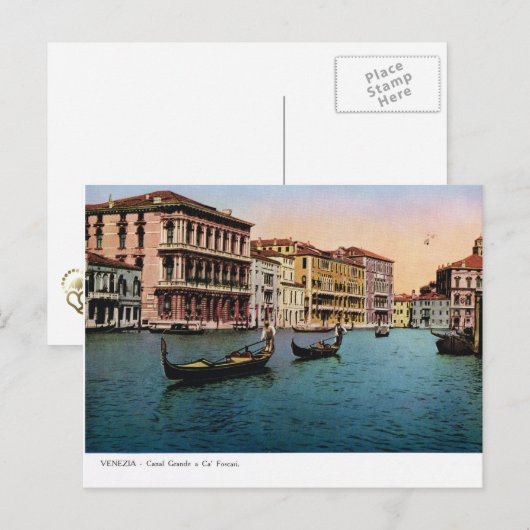 Venetië, Replica Briefkaart 1910 (Voorkant / Achterkant)